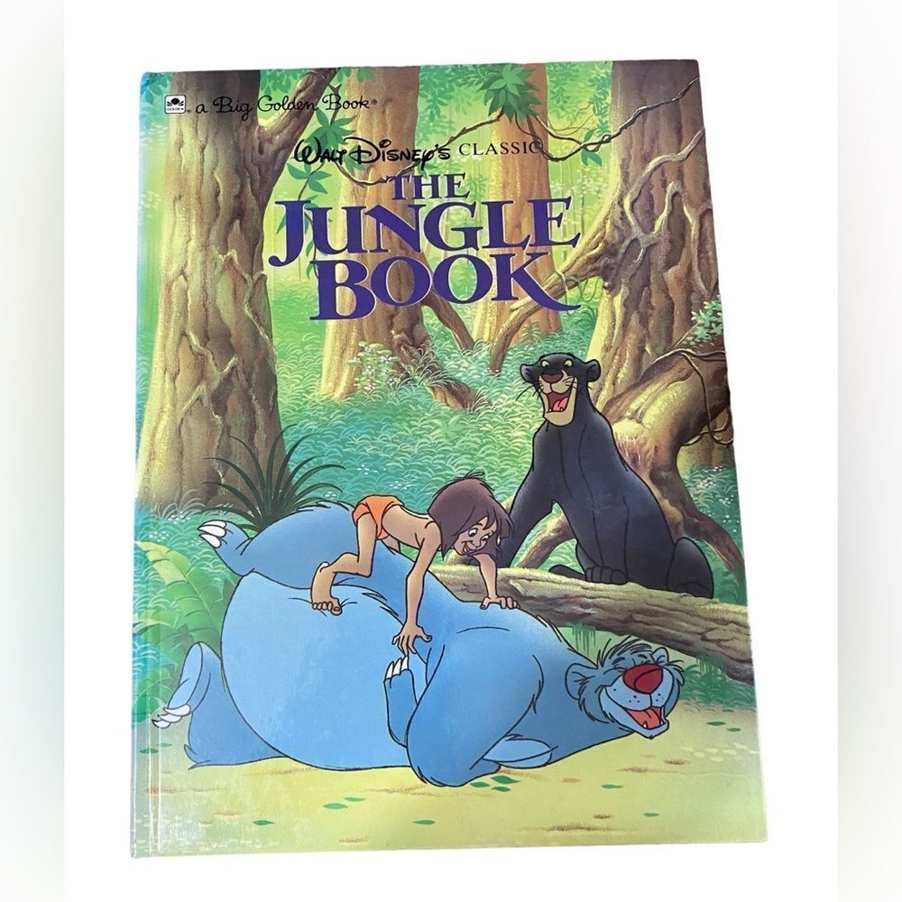 Vintage Disney The Jungle Book Story Book - Picture 1 of 6